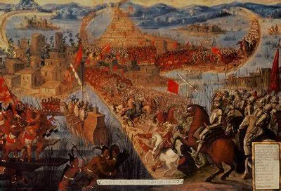 De Verovering van Tenochtitlan: De Spaanse Aanval op een Azteekse Hoofdstad en de Geborenwording van Nieuw-Spanje